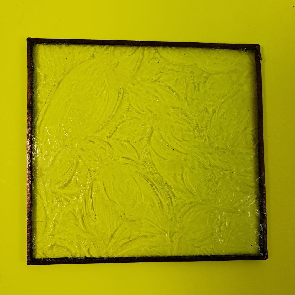 Vintage Textured Glass Panel For Displaying Everything